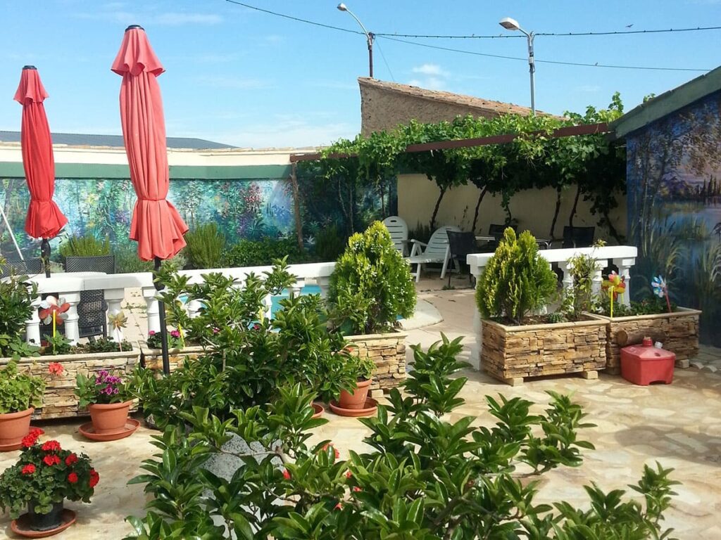 Terraza Casa Rural Zaragoza